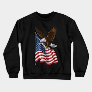 United We Stand Flag Tribute Crewneck Sweatshirt